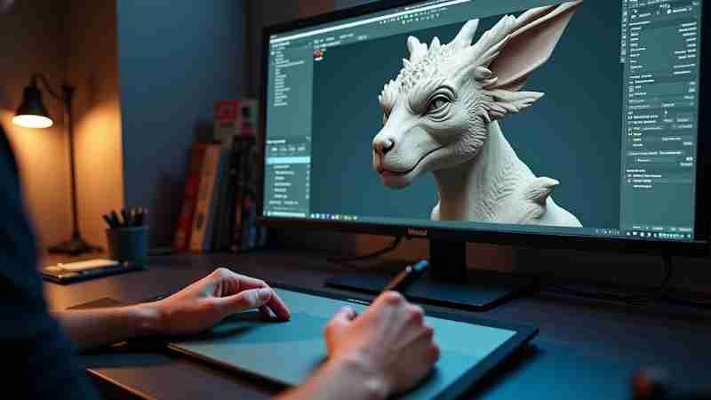 10 Must-Know Tips for Beginners in Digital Sculpting, Concept art for illustrative purpose, tags: scultura - Monok