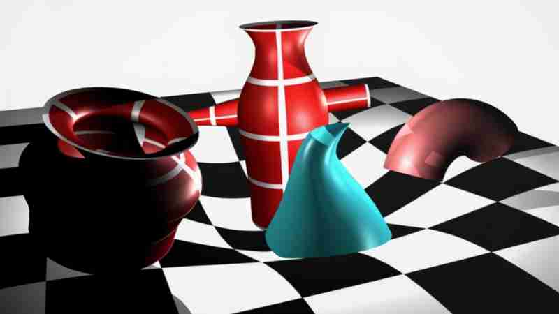 A variety of rendering techniques applied to a single 3D scene - Digital concept art for illustrative purpose, tags: le tecniche chiave della modellazione loro ruoli nel design - Monok