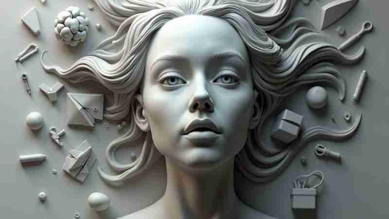3D Organic Sculpting: A Comprehensive Guide, Concept art for illustrative purpose, tags: scultura organica - Monok
